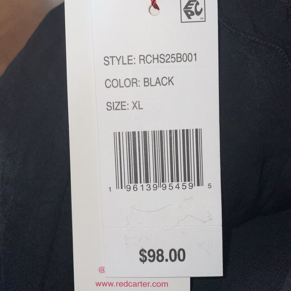 Red Carter Women’s Shirred-Waist Wide-Leg Cover-Up Pants Size Large NWT $98 - Picture 5 of 5